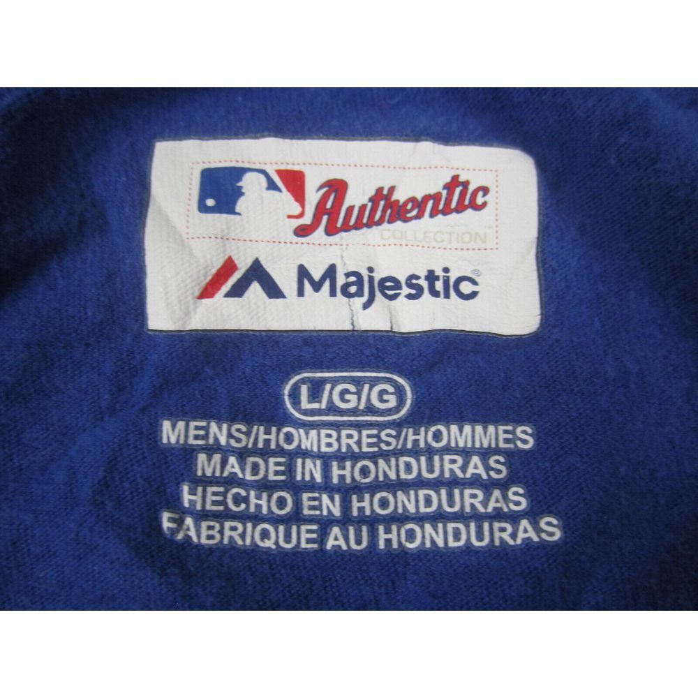 Chicago Cubs‎ Shirt Mens Large Blue MLB Baseball Crew Neck Graphic Print - Picture 6 of 11